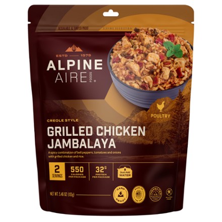 AlpineAire Foods Grilled Chicken Jambalaya - 2 Servings 0