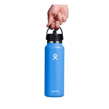 Hydro Flask Wide-Mouth Vacuum Water Bottle with Flex Straw Cap - 40 fl. oz. 2