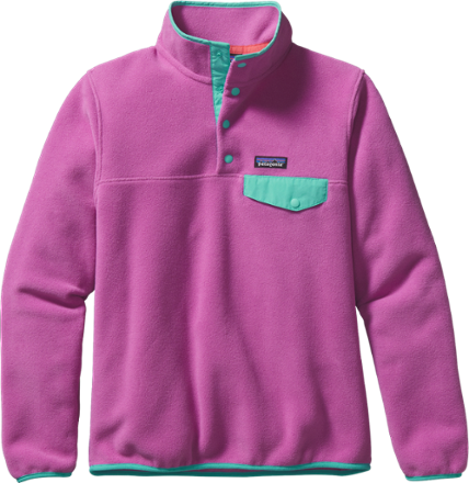 purple fleece pullover