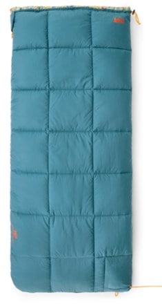 REI Co-op Kindercamp 40 Sleeping Bag - Kids' Full length zipped (Shadow Bay)