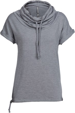 cowl neck running top