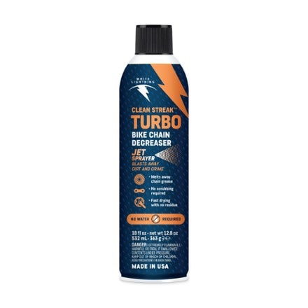 White Lightning Clean Streak Turbo Bike Chain Degreaser - 18 fl. oz. 0