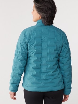 mountain hardwear women's micro rated hooded down jacket