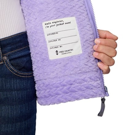 Free Country Braided Butter Pile Jacket - Girls' 5