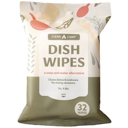 Clean Camp Dish Wipes - Package of 32 0