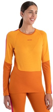 Icebreaker 200 Oasis Sonebula Long-Sleeve Crewe Base Layer Top - Women's 1