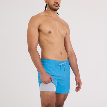 Saxx Oh Buoy 5" Swimsuit Bottoms - Men's 3