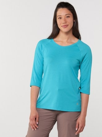 SHREDLY Raglan 3/4-Sleeve Bike Shirt - Women's 1