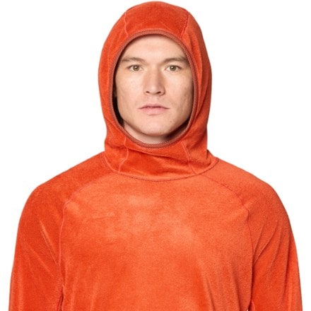 Mountain Hardwear AirMesh Long-Sleeve Hoody - Men's Reversible: brushed backer side out (ASPECT)