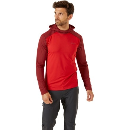 On Body Image of color Ascent Red/Oxblood Red