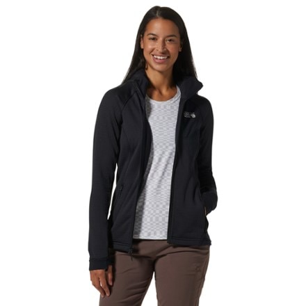 Mountain Hardwear Polartec Power Grid Full-Zip Fleece Hoodie - Women's 2