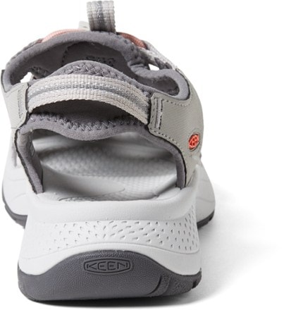 KEEN Astoria West Sandals - Women's Back view (Grey/Coral)