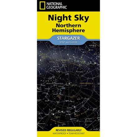 National Geographic Night Sky: Northern Hemisphere Stargazer Map and Guide 0