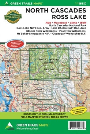 Green Trails Map 16SX - North Cascades and Ross Lake 0