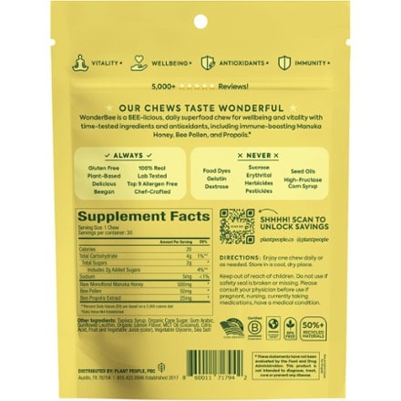 Plant People WonderBee Superfood Honey Chews 1