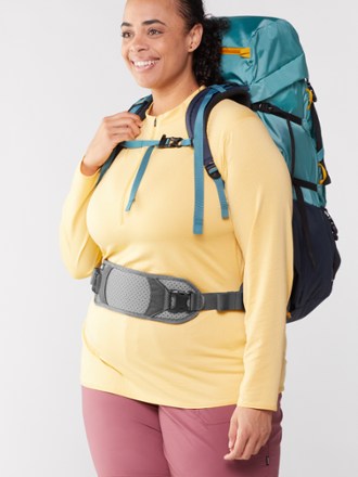 Hiking backpack with waist strap best sale