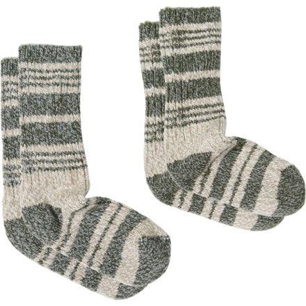 REI Co-op Nook Striped Crew Socks - Women's - Seconds - 2 Pairs 0