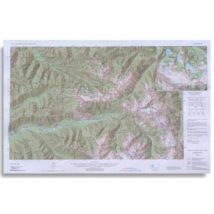  Custom Correct Seven Lakes Basin Map 0