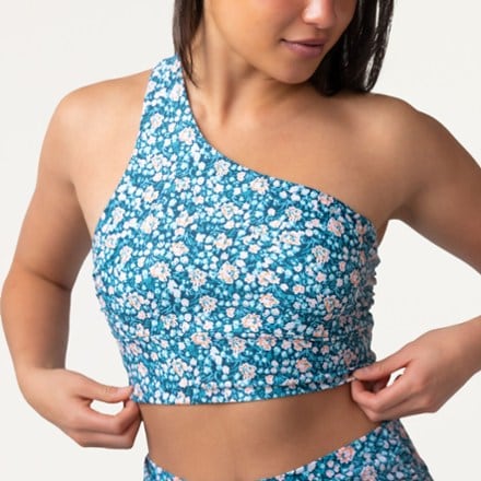 Nani One-Shoulder Crop Swimsuit Top - Women's Bottoms not included