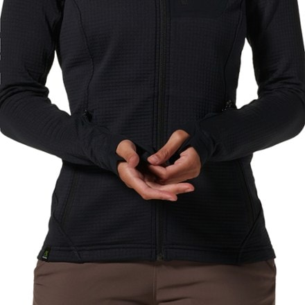 Mountain Hardwear Polartec Power Grid Full-Zip Fleece Hoodie - Women's 5