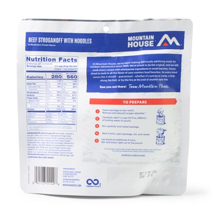 Mountain House Beef Stroganoff - 2 Servings 2