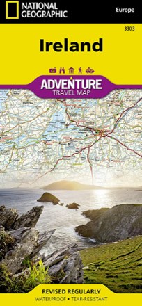 National Geographic Ireland Adventure Travel Map 0