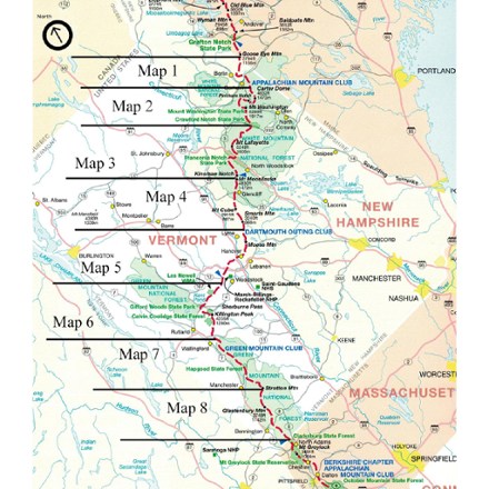 Appalachian Trail Conservancy New Hampshire-Vermont Guidebook and Maps Set 3