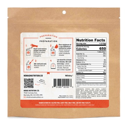 Nomad Nutrition Indian Red Lentil Stew - 1 Serving 1