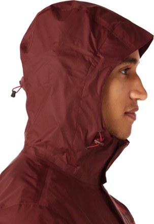 north face hyvent hooded jacket