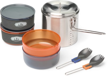 GSI Outdoors Glacier Stainless Dualist II Cookset 0