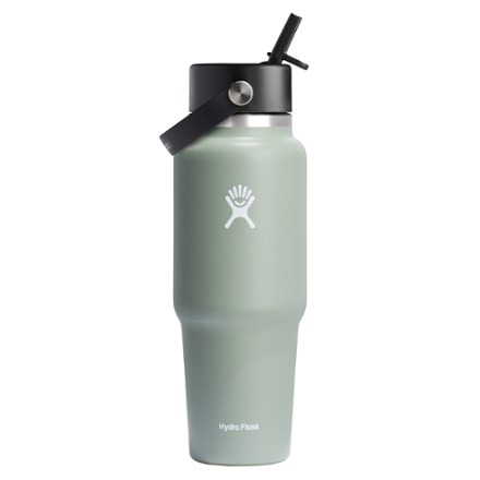 Hydro Flask Wide-Mouth Travel Bottle with Flex Straw Cap - 32 fl. oz. 0