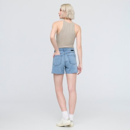 DUER Performance Denim High-Rise Relaxed Shorts - Women's 4