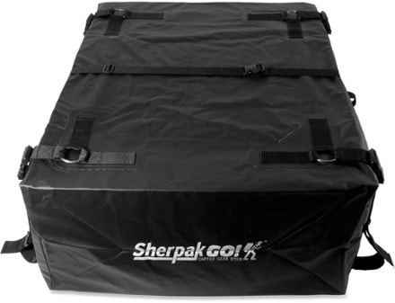 Sherpak Go! 15 Roof Bag Front View (Black)