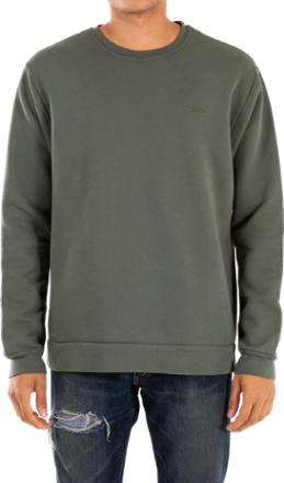 crew neck fleece sweater