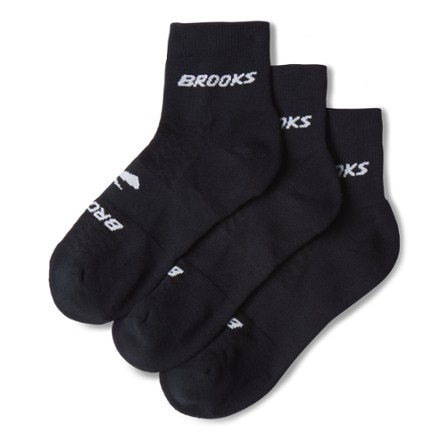 Brooks Run-In Quarter Socks - 3 Pairs 0