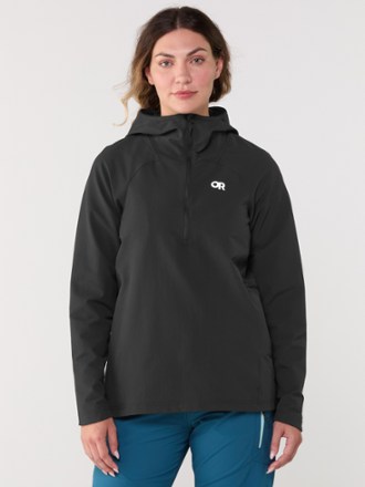 Outdoor Research Freewheel Half-Zip Bike Hoodie - Women's 1