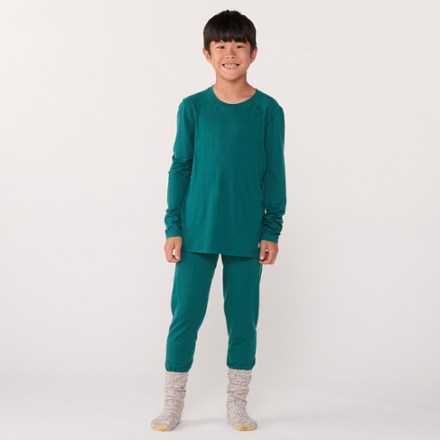 REI Co-op Merino Midweight Base Layer Crew Top - Kids' 3