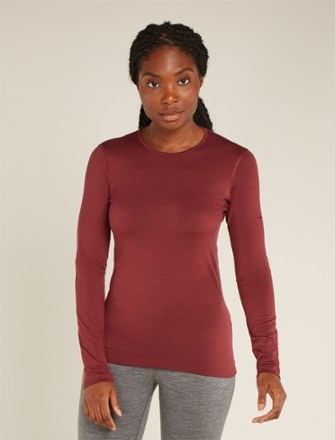 Icebreaker Merino 200 Oasis Long-Sleeve Crewe Thermal Top - Women's 0