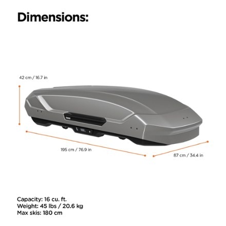 Thule Motion 3 Roof Box - L 9