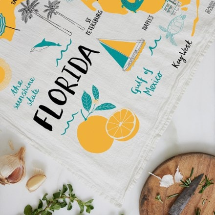 Claudia Pearson Florida Tea Towel 4