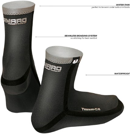 Camaro Titanium Seamless 0.5 mm Socks 1