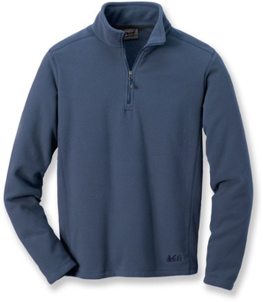 fleece pullover half zip