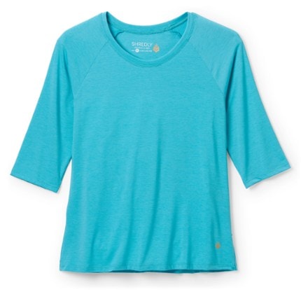 SHREDLY Raglan 3/4-Sleeve Bike Shirt - Women's 0