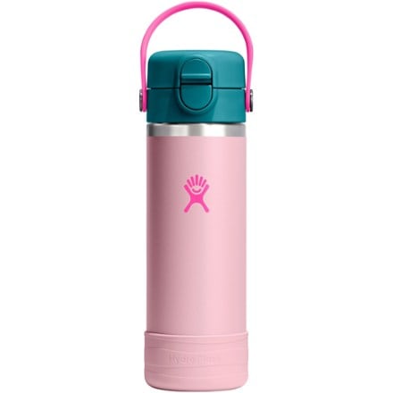 Hydro Flask Kids' Wide-Mouth Vacuum Bootle with Straw Cap and Bottle Boot - 18 fl. oz. 0