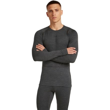 Icebreaker Merino 260 ZoneKnit Long-Sleeve Crew Base Layer Top- Men's 1