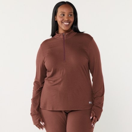 REI Co-op Heavyweight Merino Base Layer Half-Zip Top - Women's 2