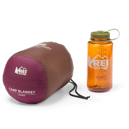 REI Co-op Camp Blanket Stuff sack (32 fl. oz. bottle for scale; not included)