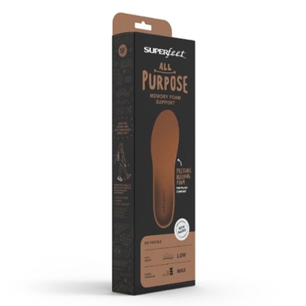 Superfeet All-Purpose Memory Foam Support (Copper) Insoles 1