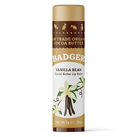 Badger Vanilla Bean Cocoa Butter Lip Balm Stick 0