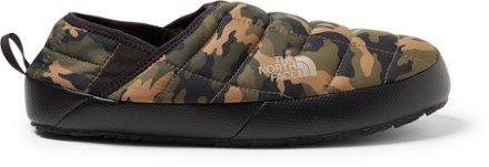 north face slippers camo